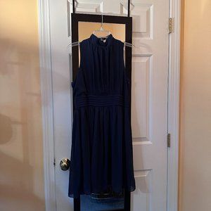 Navy Cocktail Dress Size L